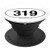 Iowa Area Code 319 Oval State Pride Gift PopSockets Grip and Stand for Phones and Tablets