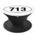 Texas Area Code 713 Oval State Pride Gift PopSockets Grip and Stand for Phones and Tablets