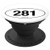 Texas Area Code 281 Oval State Pride Gift PopSockets Grip and Stand for Phones and Tablets
