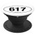 Massachusetts Area Code 617 Oval State Pride Gift PopSockets Grip and Stand for Phones and Tablets