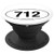 Iowa Area Code 712 Oval State Pride Gift PopSockets Grip and Stand for Phones and Tablets