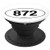 Illinois Area Code 872 Oval State Pride Gift PopSockets Grip and Stand for Phones and Tablets