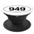 California Area Code 949 Oval State Pride Gift PopSockets Grip and Stand for Phones and Tablets