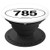 Kansas Area Code 785 Oval State Pride Gift PopSockets Grip and Stand for Phones and Tablets