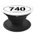 Ohio Area Code 740 Oval State Pride Gift PopSockets Grip and Stand for Phones and Tablets