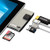 LINKUP - Surface Pro 6 5 Compatible SD Card Reader Adapter Hub   6-in-1 Docking Station   4K HDMI Gigabit Ethernet SD-Micro SD Card Slots 2X USB-A 3-0 Ports   Designed for Surface Pro 5-6