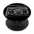 Psychedelic Boombox - Old School Pop Art - Artistic Fractal PopSockets Grip and Stand for Phones and Tablets