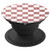 Checkered Rose Gold Pop Socket - Checkerboard Pattern Design PopSockets Grip and Stand for Phones and Tablets