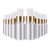 BENECREAT 10 Pack 30ml-1oz Aluminum Fine Mist Spray Bottle Empty Refillable Bottle with White Pump Spray Caps for Lotion  Perfume  Essential Oils