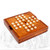 Wooden Marble Solitaire Board Game Jumping Marbles Peg Solitaire with Storage Box Function and Marbles?Solitaire Chess for Adults and Children?Family Puzzle Game