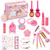 SunnyMemory Real Kids Makeup kit for Girls  22PCS Non-Toxic Washable Kids Makeup Toy Set for Princess Little Girls Toddlers for Halloween Christmas Birthday Party Play Game