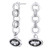 Pro Specialties Group NFL New York Jets Circle Links Post Earrings