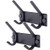 WEBI Coat Rack Wall Mounted 2 Coat Hooks for Hanging Coats Heavy Duty Metal Hook Rack Hook Rail Wall Coat Rack with Hooks Coat Hanger Wall Mount for Clothes Entryway Jacket Black 2 Packs