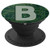 B Monogram Alphabet Capital Initial Letter Circuit Board PopSockets Grip and Stand for Phones and Tablets