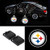 For Pittsburgh Steelers Car Door Welcome Light Laser Car Door LED Projector Logo Wireless Car Welcome Door Ghost Shadow Lights