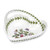 Portmeirion Botanic Garden Heart Shape Basket, Small