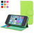 Snugg iPhone 4 - 4s Case  Green Leather iPhone 4 - 4S Flip Case Premium Wallet Phone Cover with Card Slots for Apple iPhone 4 - 4s