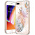 BICOL iPhone 8 Plus Case iPhone iPhone 7 Plus Case Marble Pineapples Pattern Clear Design Transparent Plastic Hard Back Case with TPU Bumper Protective Case Cover for Apple iPhone 8 Plus-7 Plus