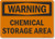 SmartSign Warning - Chemical Storage Area Sign   10  x 14  Aluminum
