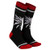JINX The Witcher 3 White Wolf Embroidered Athletic Crew Socks  1 Pair