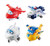Super Wings - Transforming Toy Figure 4 Pack  Jett  Paul  Astra    Build-It Donnie  2  Scale