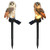 Owl Shape Solar Powered LED Outdoor Decorative Pathway Lamp Solar Waterproof Garden Stake Lights Owl Ground Decorative Light for Walkway Yard Lawn Landscape Lighting