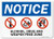 SmartSign Notice - Alcohol  Drug  Weapon Free Zone  Sign   10  x 14  Plastic