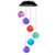 Color Changing Solar Wind Chimes - Crystal Ball Wind Chimes Outdoor Waterproof LED Hanging Solar Lights  Mobile Spiral Spinner Decorative Romantic Hanging Wind Bell Light for Patio  Yard  Garden  Home