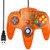 USB Version  Classic N64 Controller  SAFFUN N64 Wired USB PC Game pad Joystick  N64 Bit USB Wired Game Stick for Windows PC MAC Linux Genesis Raspberry Pi Retropie Emulator  Plug   Play  Orange