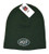 Reebok New York Jets Green Skull Cap - NFL NY Cuffless Knit Toque Beanie