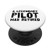 A LEGENDARY PILOT HAS RETIRED Funny Retirement Copilot Gift PopSockets Grip and Stand for Phones and Tablets