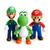 HFZXM 3pcs-Set Mario Luigi Mario Yoshi PVC Action Figures Toy 5