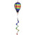 Premier Kites 12 in. Hot Air Balloon - Double Rainbow Chevron