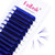 Volume Lash Extensions D Curl 15-20mm Mixed Tray Easy Fan Lashes 0-07mmm Blue Color Mink Self Fanning Eyelash Extensions by FADLASH Blue 0-07-D  15~20mm Mix