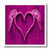 3dRose ht93671 Pink Heart with Wings Iron on Heat Transfer for White Material  8 by 8-Inch