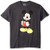 Disney Men s Mickey Wash Short Sleeve T-Shirt  Charcoal Heather  X-Large