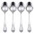 Oneida True Rose Everyday Flatware Dinner Spoons  Set of 4