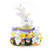 BestPysanky Bunnies Decorating Easter Eggs Snow Globe