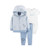 Carter s 3-Piece Koala Little Jacket Set  3 Months  Blue-White