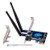 Wireless PCIE WiFi Card for Desktop PC 600Mbps  Dual Band 300Mbps 5GHz  300Mbps 2-4GHz WiFi Adapter  Internal Network Card for Windows XP 7 8 8-1 10  Compatible for PCIE X1-X4-X8-X16 Slot