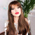 24 Inch Long Straight Wig with Bangs for Women Natural Hair Full Wig Dark Root Ombre Brown Wigs Synthetic Cosplay Heat Resistant Hair Wig with Wig Cap
