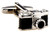 MRCUFF Presentation Gift Box Camera Pair Cufflinks   Polishing Cloth
