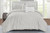 Wonder Home 5 Piece Starburst Comforter Set King Gray