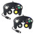 Gamecube Controller Techinthebox 2 Packs Classic Wired Controllers Gamepad for Wii Gamecube Compatible with Wii Nintendo Gamecube-Black