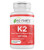 EZ Melts K2 as Menaquinone MK-7  100 mcg  Sublingual Vitamins  Vegan  Zero Sugar  Natural Apple Flavor  60 Fast Dissolve Tablets