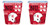 Boelter NCAA Nebraska Cornhuskers 3 Liter Reusable Plastic Snack Bucket 2 Pack