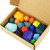Marrywindix 16 Pieces Colorful Stacking Blocks Set Wooden Stone Natural Balancing Blocks Building Blocks Stacking Game Rock Blocks Educational Puzzle Toy