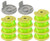 Fyange 11ft -08   String Trimmer Replacement Spool for Ryobi One Plus AC80RL3 18V 24V 40V  with String Trimmer AC14HCA Cap Covers 11ft 0-08 Cordless Auto-Feed Twist Single Line 10 Spool  2 Cap