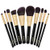 Neria Makeup Brushes Set 10Pcs Highlighter Eyeliner Foundation Premium Synthetic Professional Make Up Brush Kits