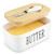 Butter Dish  Airtight Butter Container with Bamboo Lid  650ML Large Capacity Butter Keepers  Perfect To Keep Your Butter Soft